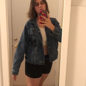 Gap soft stretch denim jacket - oversized